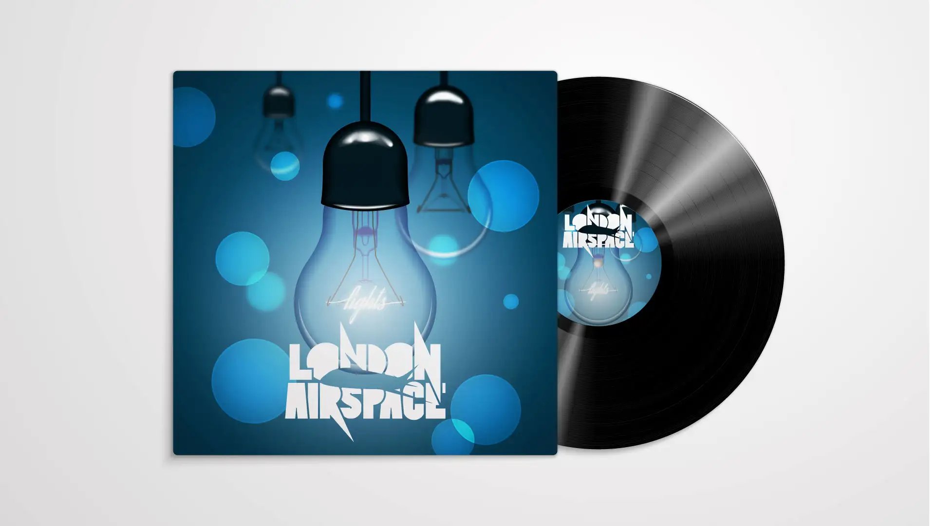 London Airspace vinyl album artwork designed by Dusty Drake